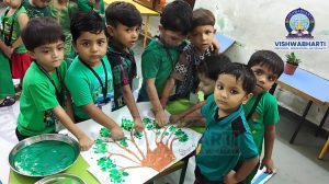 boys Grop Green core at a Drrowing-vishwabharti-school-shahpur-ahmedabad.
